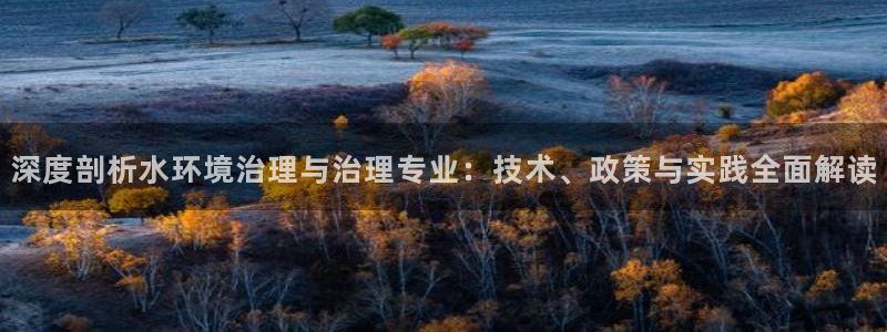 百家乐凯发k8：深度剖析水环境治理与治理