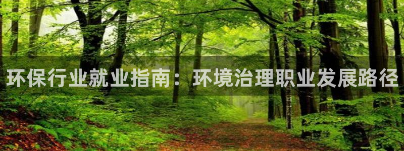 凯发网娱乐官网登录|环保行业就业指南：环境治理职业发展路径