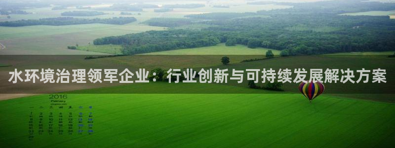 凯发唯一官方网站|水环境治理领军企业：行业创新与可持续发展解决方案